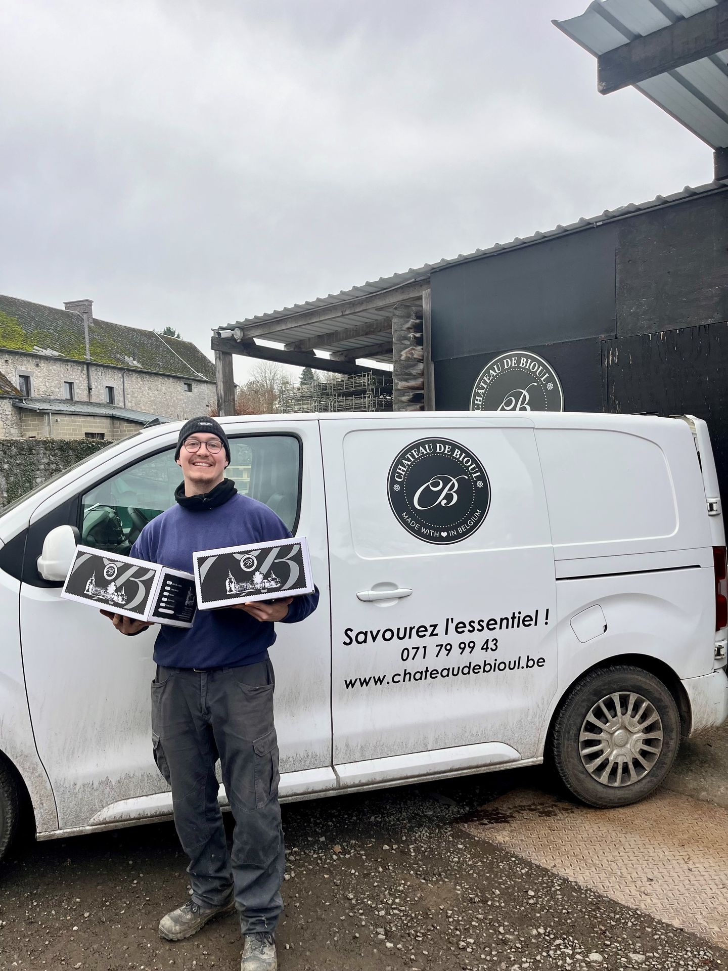 Tanguy Thill, équipe technique du Château de Bioul en Wallonie