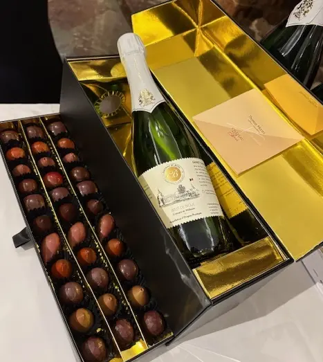 Coffret Pretige Brut de Bioul Chocolatier Manini 
