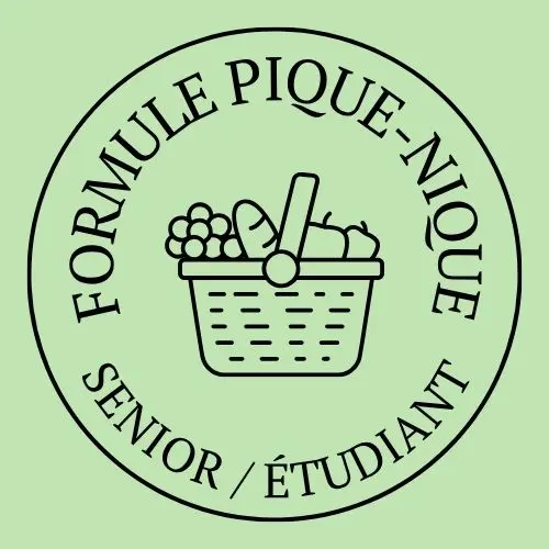 Formule Pique-nique senior (+ de 65 ans)/Etudiants